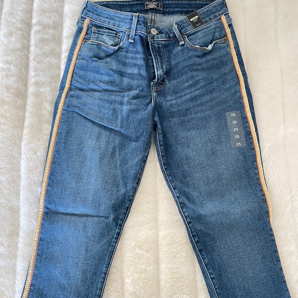 Abercrombie & Fitch Harper Low Rise Ankle Jeans NWT
